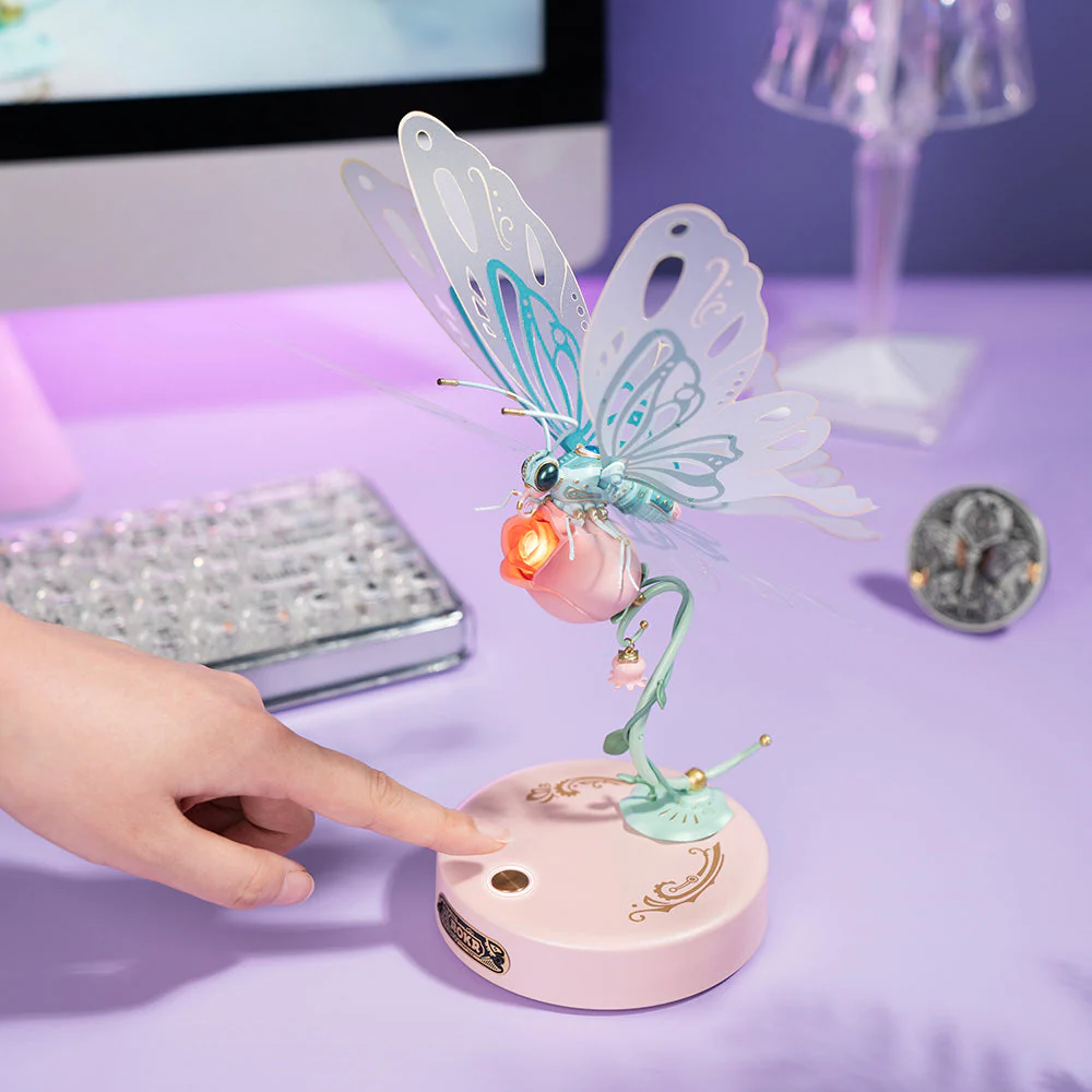 3D Puzzle - Butterfly and Rose - Image 11