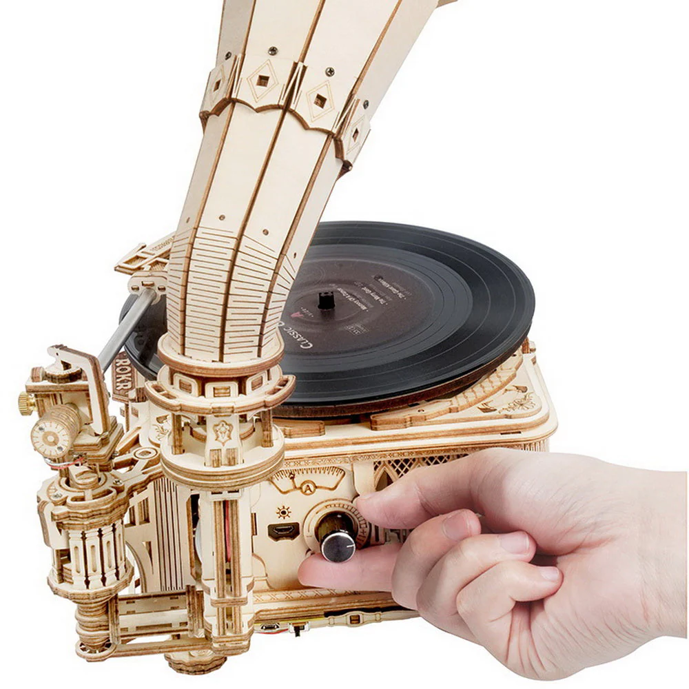 3D Puzzle - Classical Gramophone - Image 6