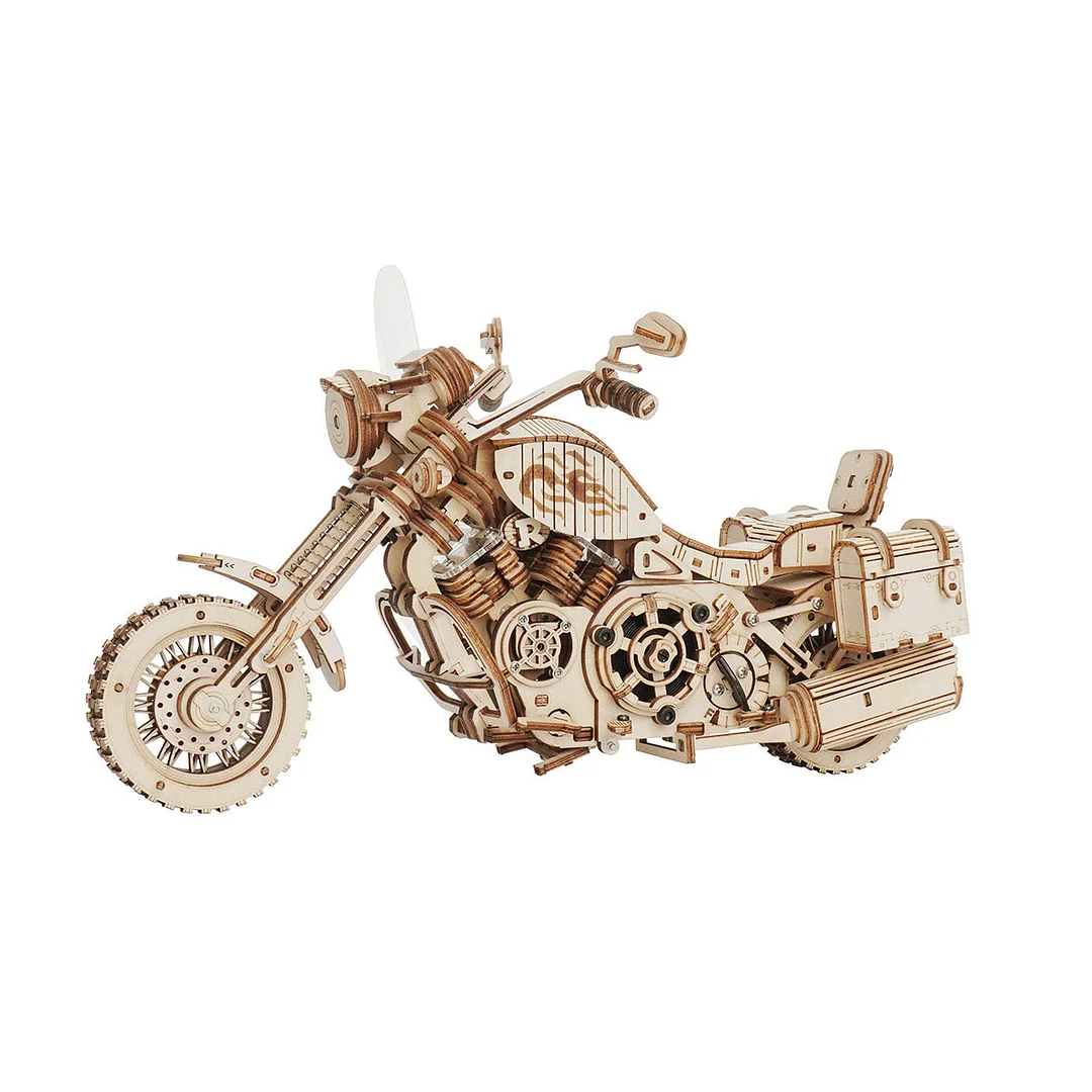 3D Puzzle - Cruiser Motorcycle - Image 6