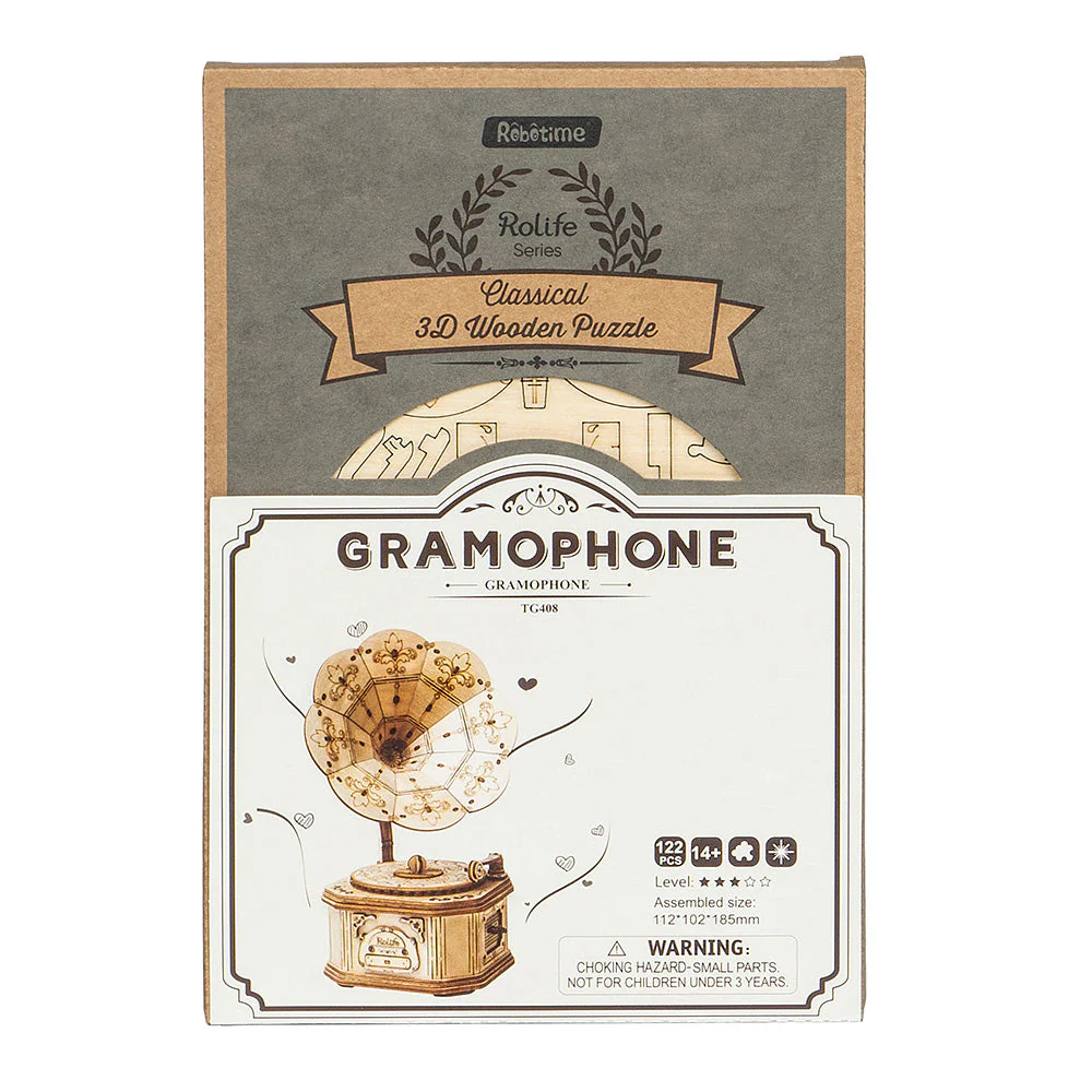 3D Puzzle - Gramophone - Image 3