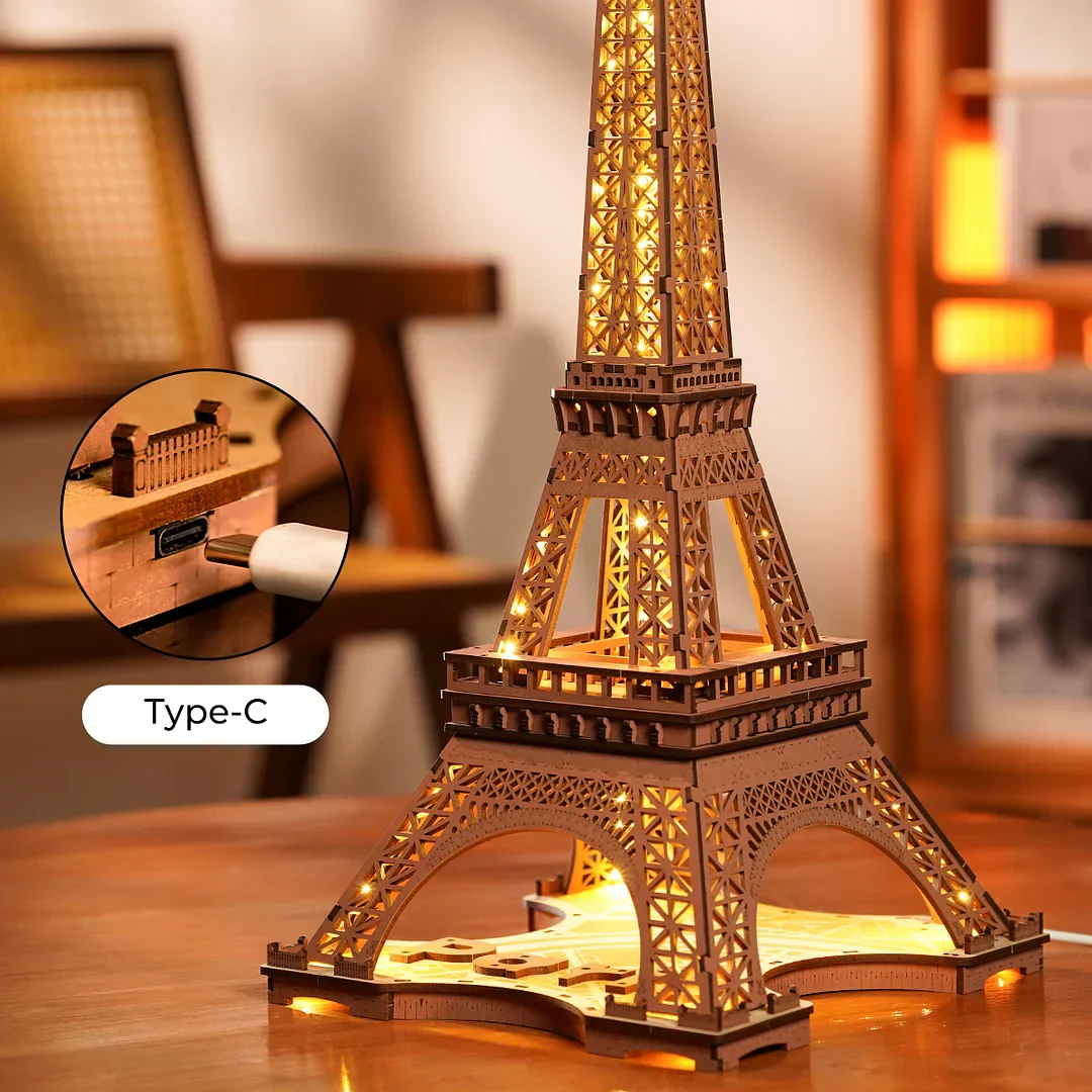 3D Puzzle - Night of the Eiffel Tower - Image 5