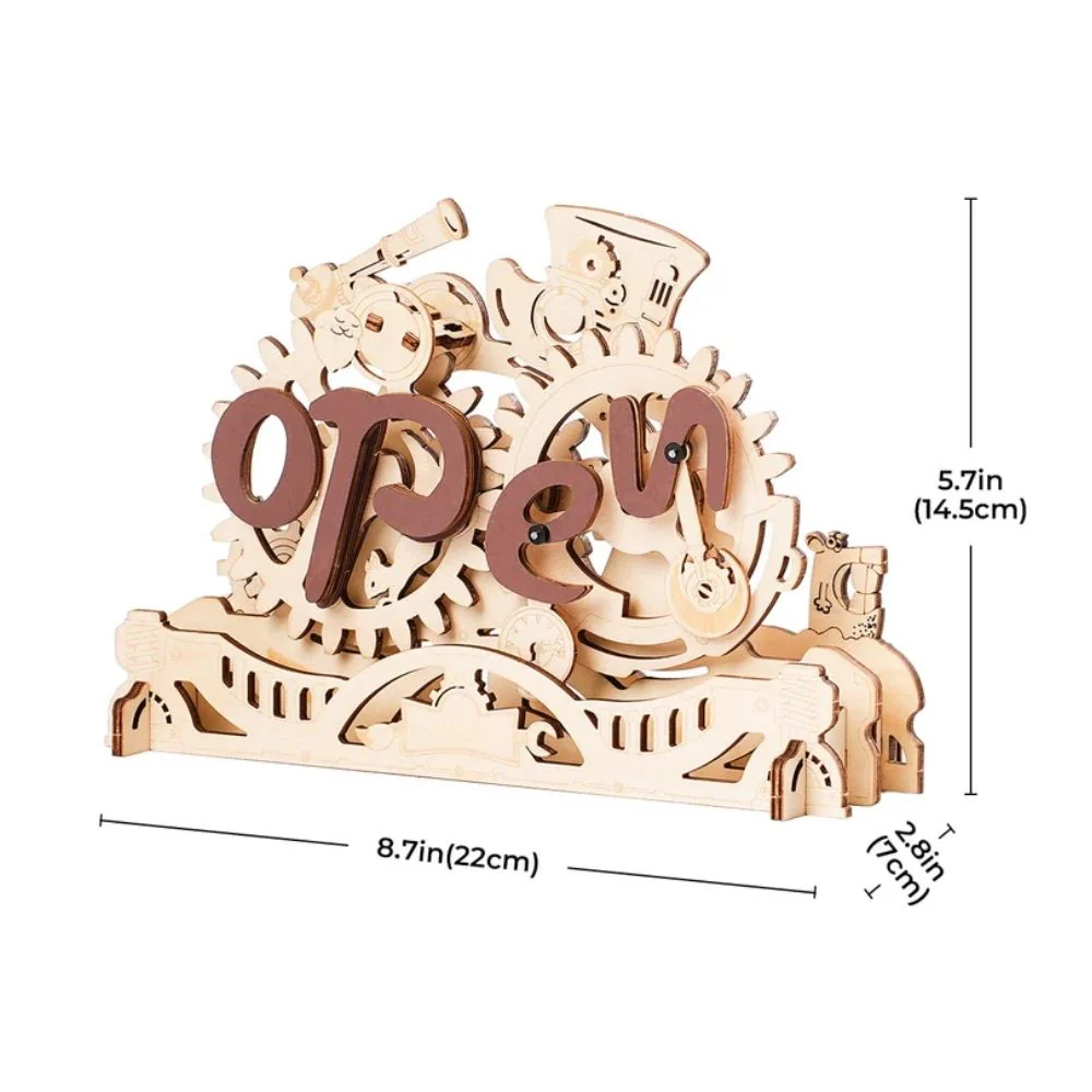 3D Puzzle - Open/Closed Sign - Image 11