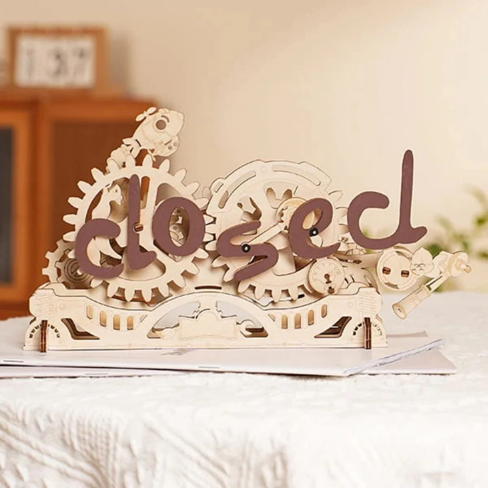 3D Puzzle - Open/Closed Sign - Image 3
