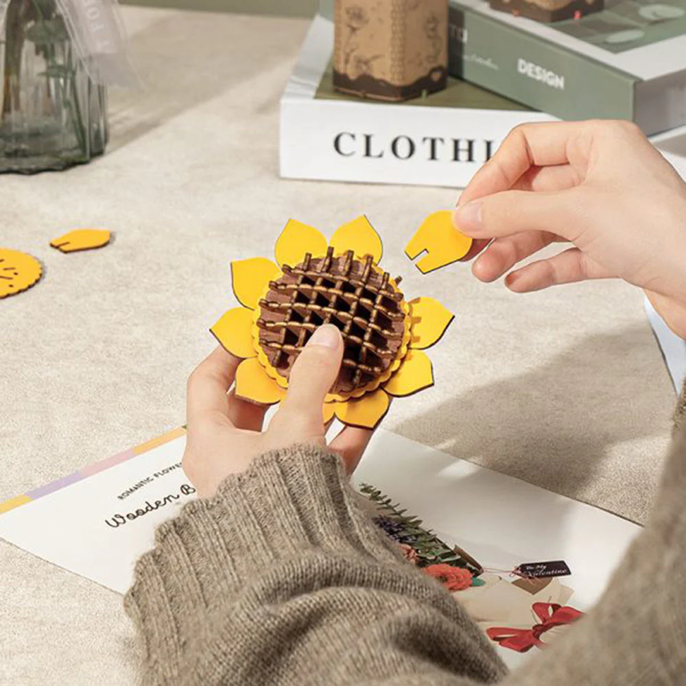 3D Puzzle - Sunflower - Image 6
