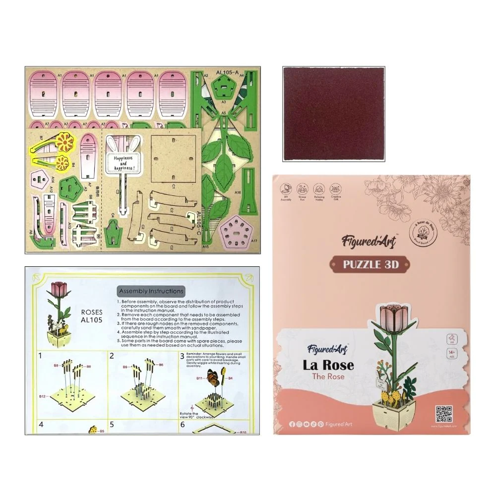 3D Puzzle - The Rose - Image 8