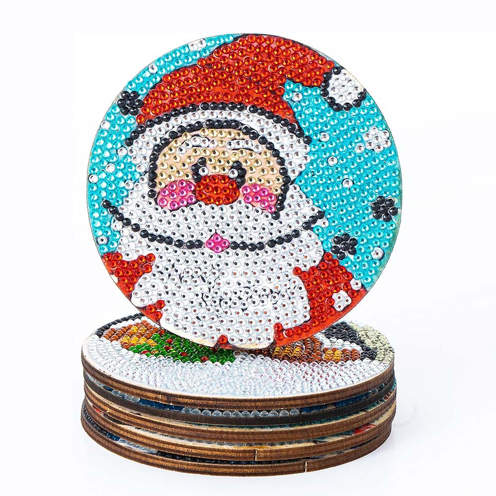 5D Diamond Art Coaster Christmas - Image 5