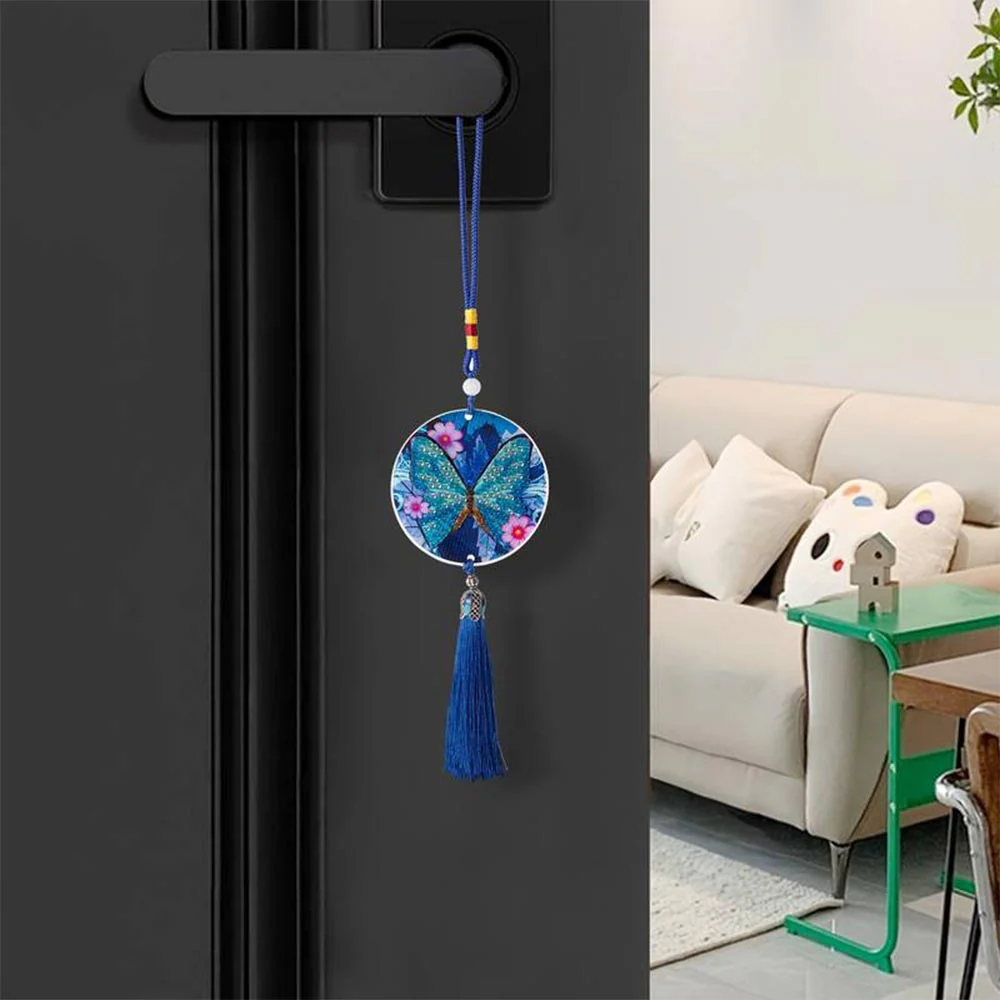 5D Diamond Painting Car Pendant Butterfly - Image 4