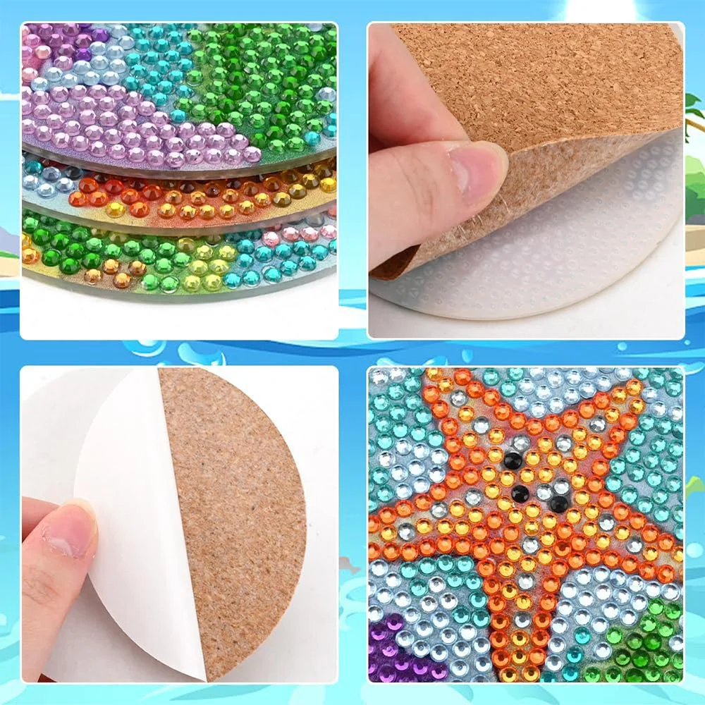 5D Diamond Painting Coaster with Underwater - Image 3