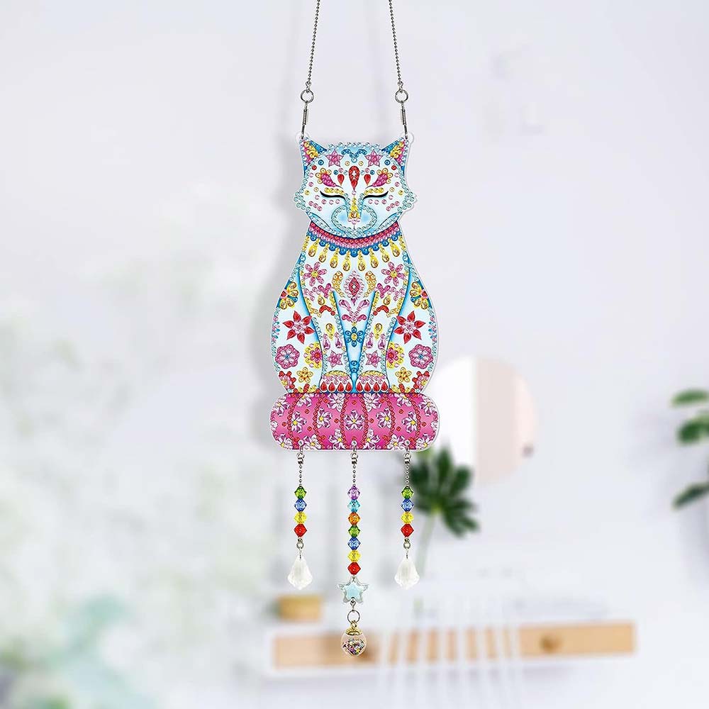 5D Diamond Painting Door Hanger Cat - Image 3