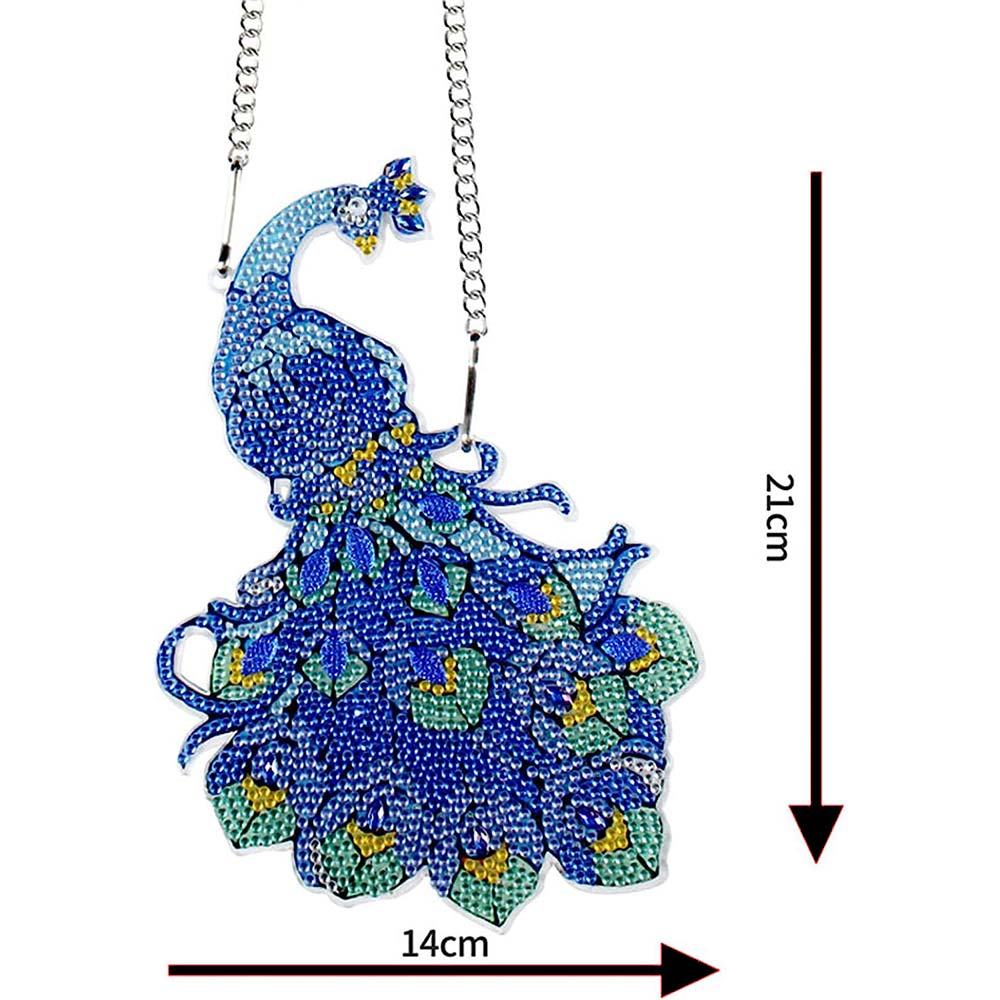 5D Diamond Painting Door Hanger Peacock - Image 2