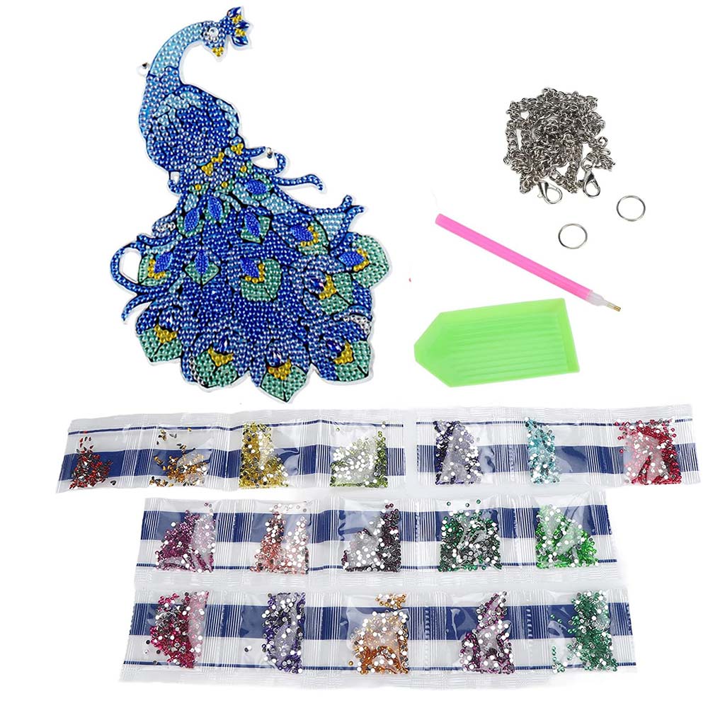 5D Diamond Painting Door Hanger Peacock - Image 3