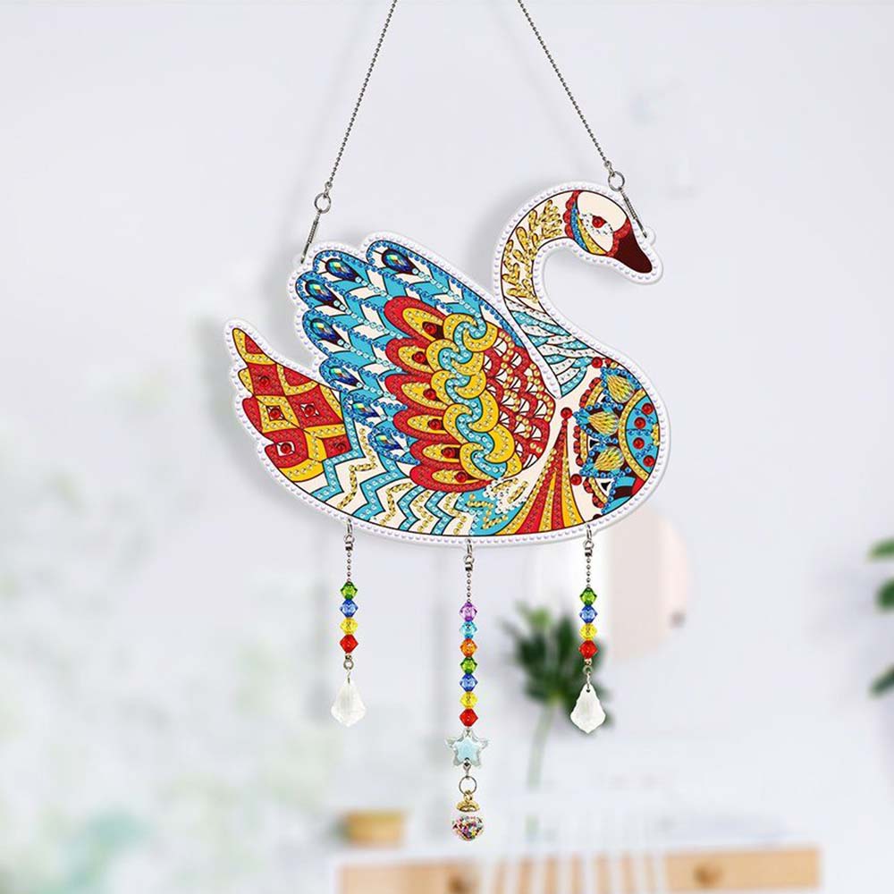 5D Diamond Painting Door Hanger Swan - Image 2