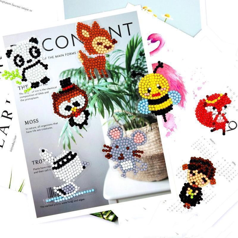 5D Diamond Painting Sticker Set Animals for Kids - Image 2