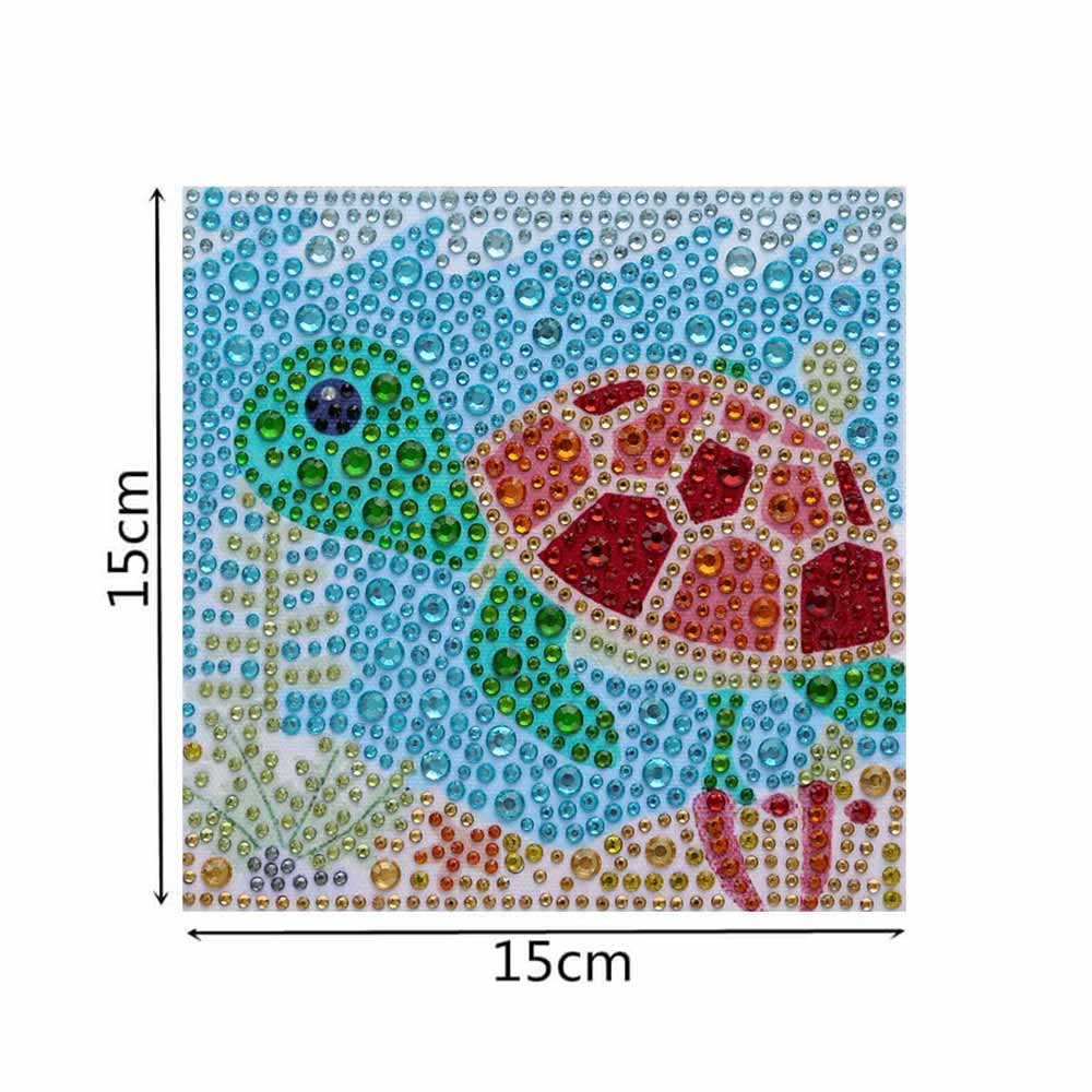 5D Diamond Painting Turtle with Picture Frame - Image 4