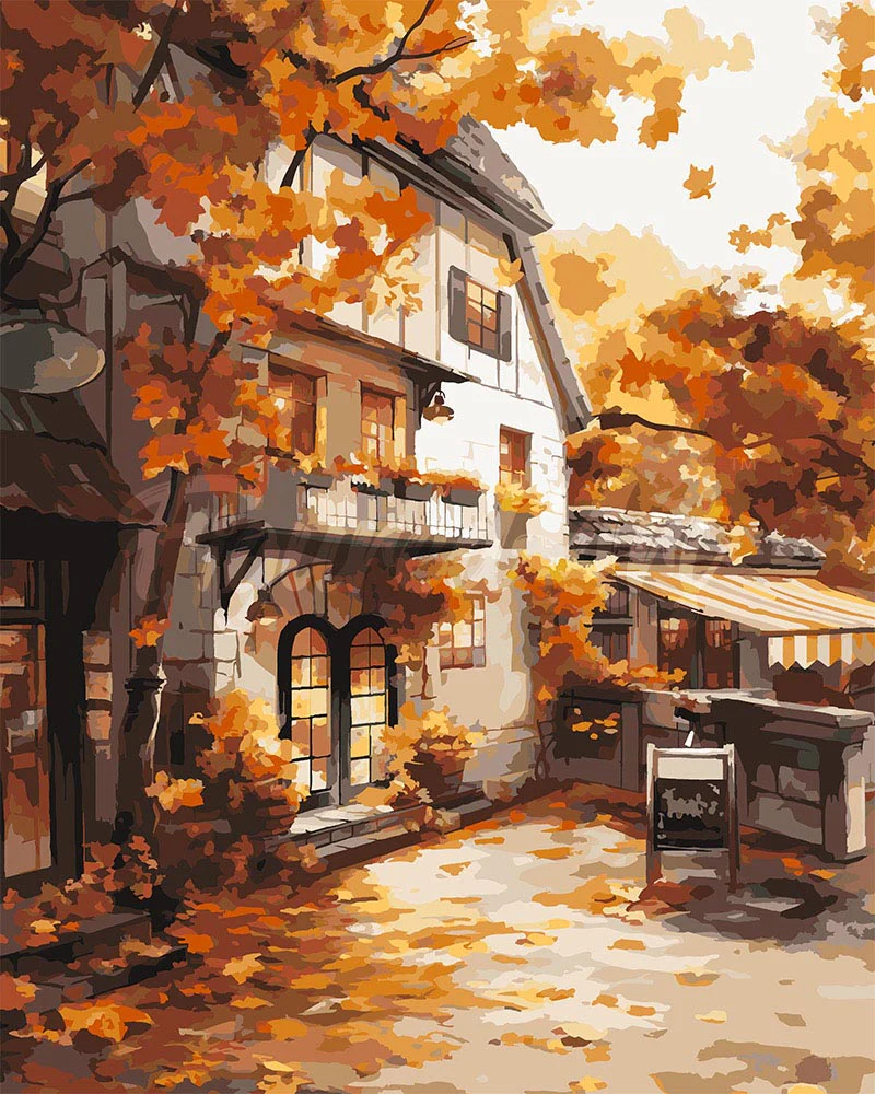 Autumn Café Front