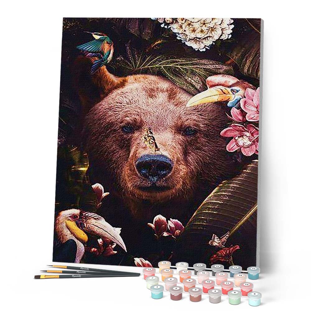 Bear hiding in Foliage - Image 2