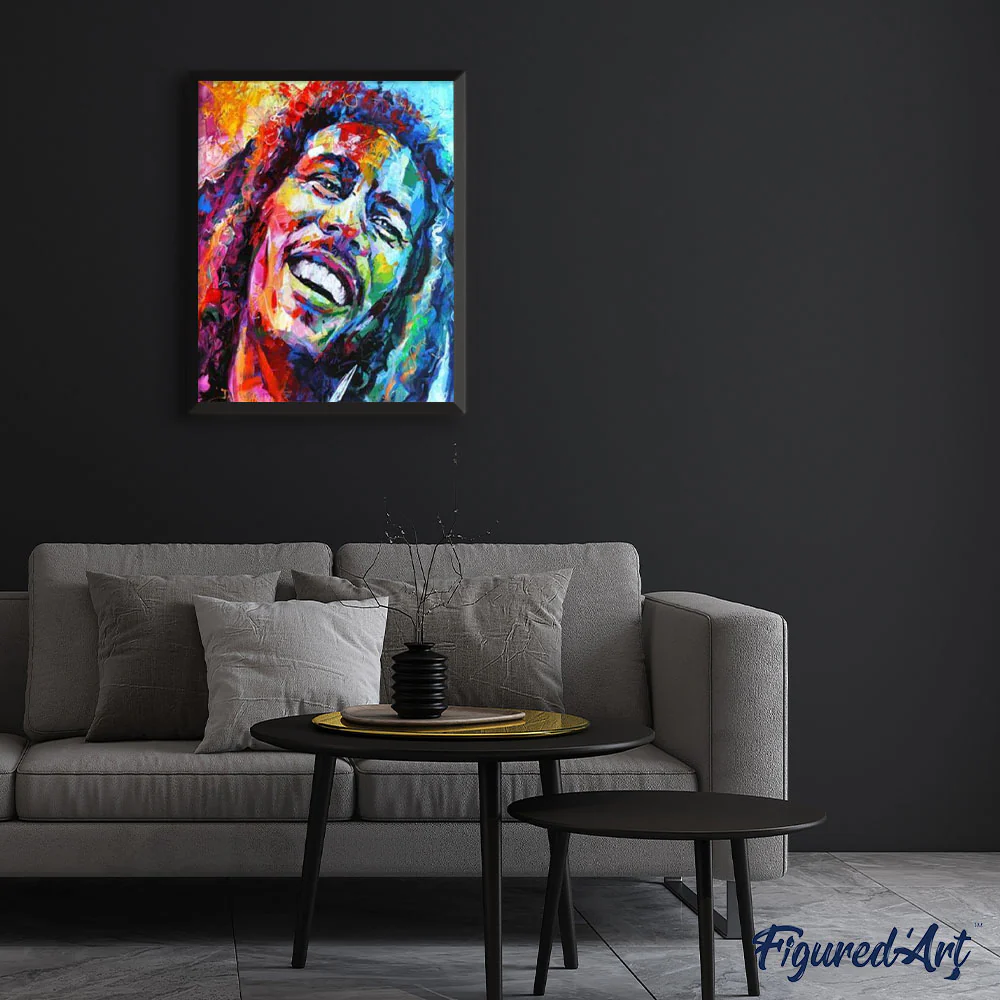 Bob Marley Watercolor - Image 3