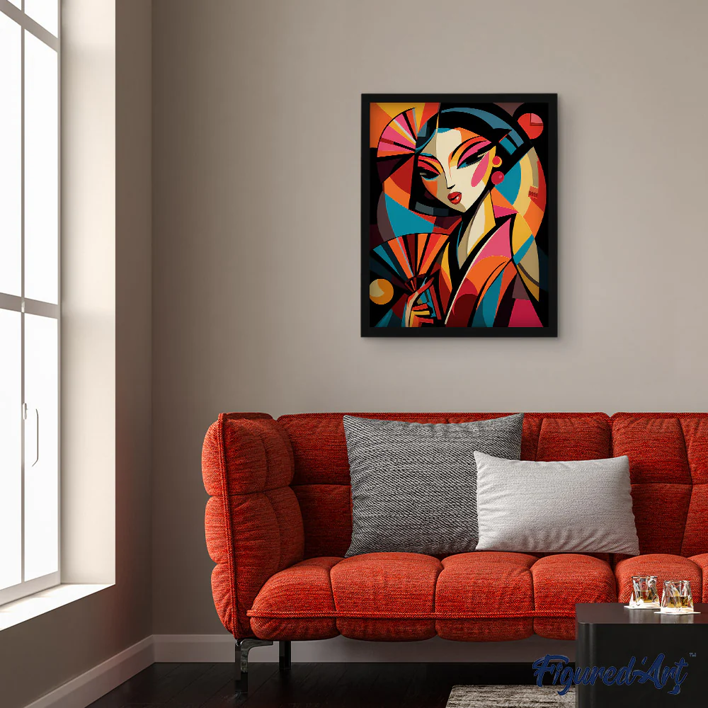 Bold Abstract Geisha - Image 3