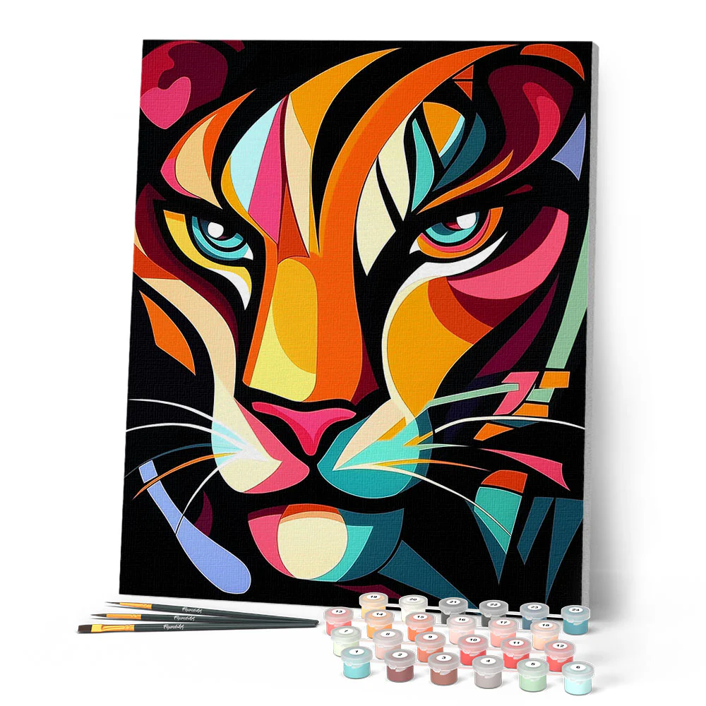 Bold Abstract Tiger 1 - Image 2