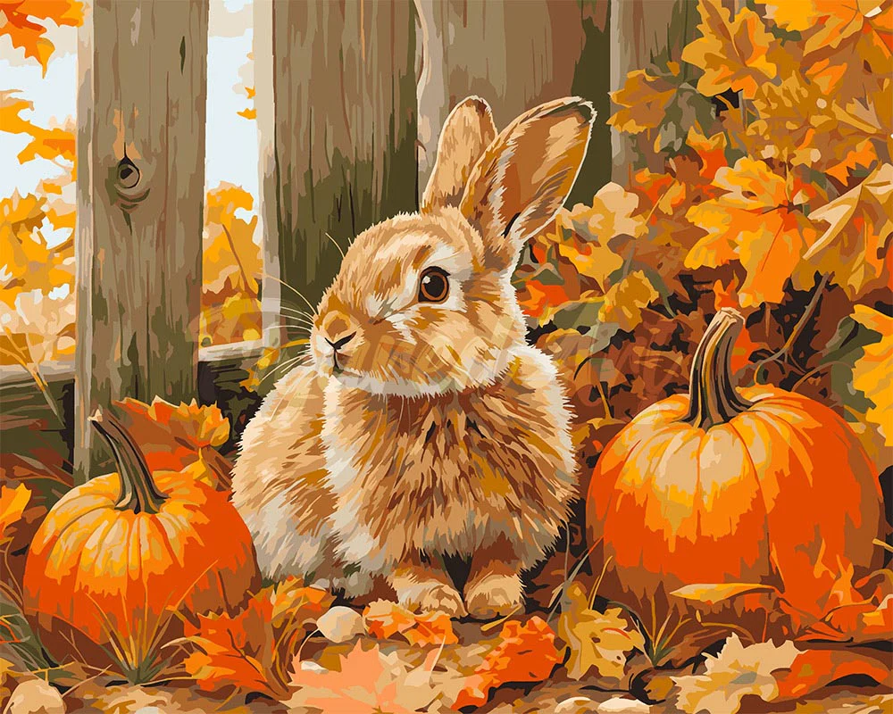 Bunny and Pumpkins