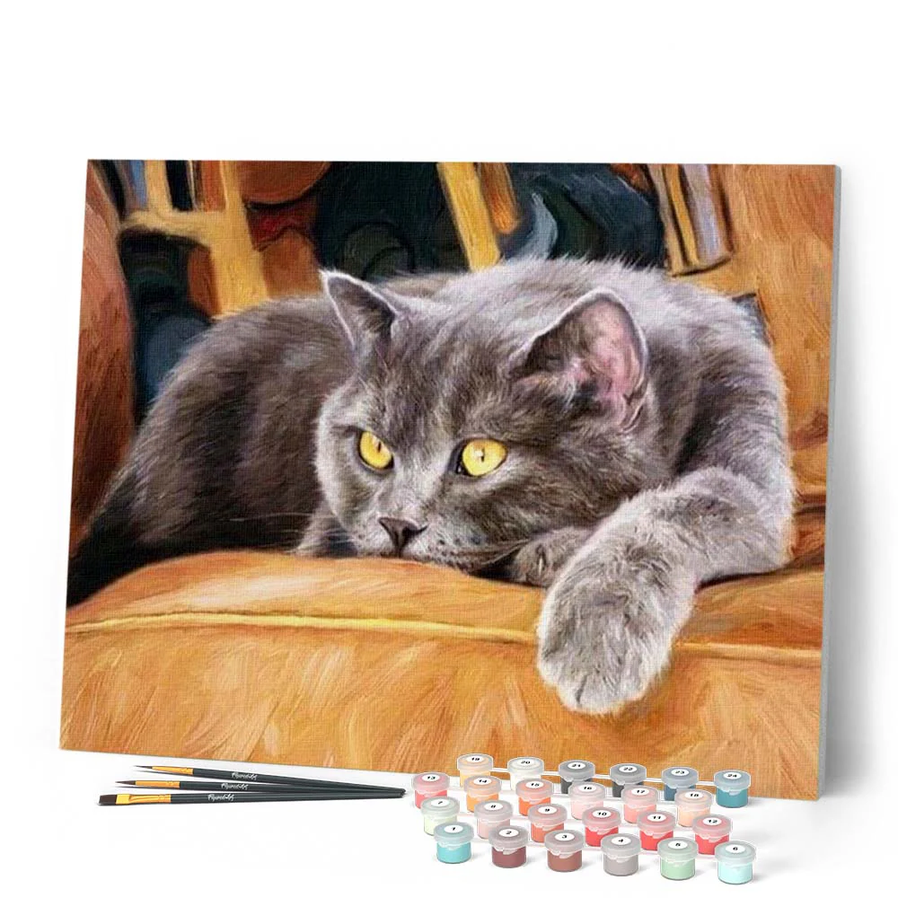 Cat on Couch - Image 2