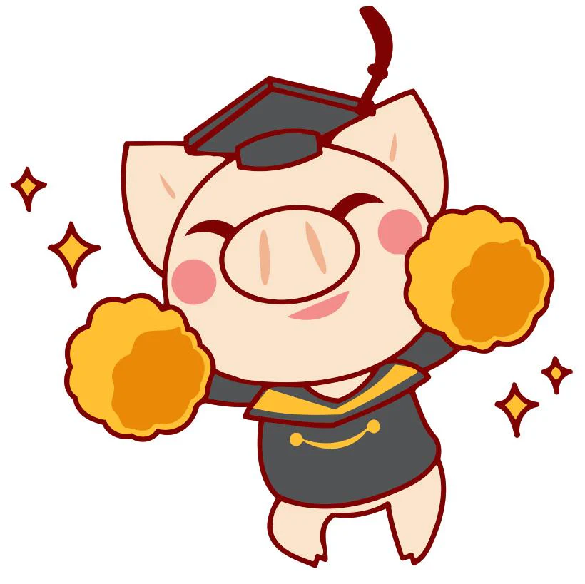 Children Painting kit Pig Cheerleader