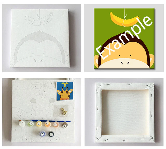 Children Painting kit Snowman under the snow - Image 3