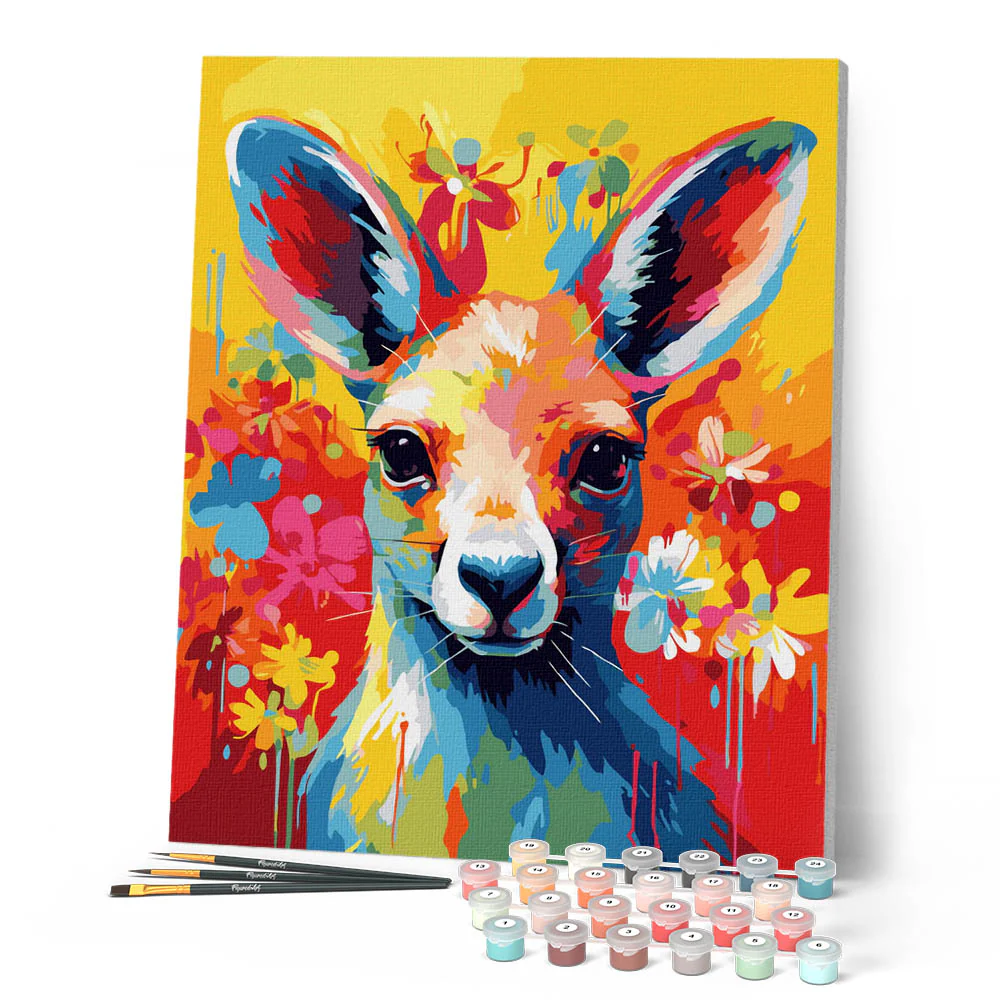 Colourful Abstract Kangaroo - Image 2