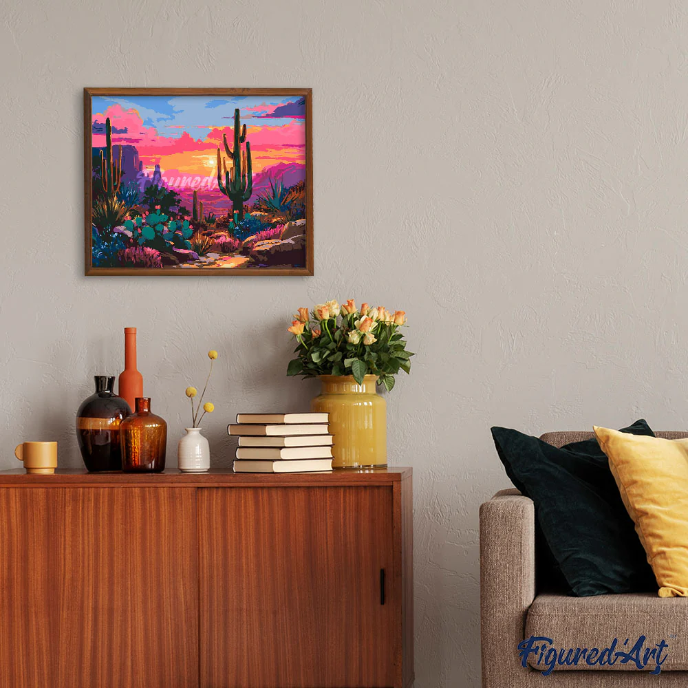 Colourful Desert Landscape - Image 3