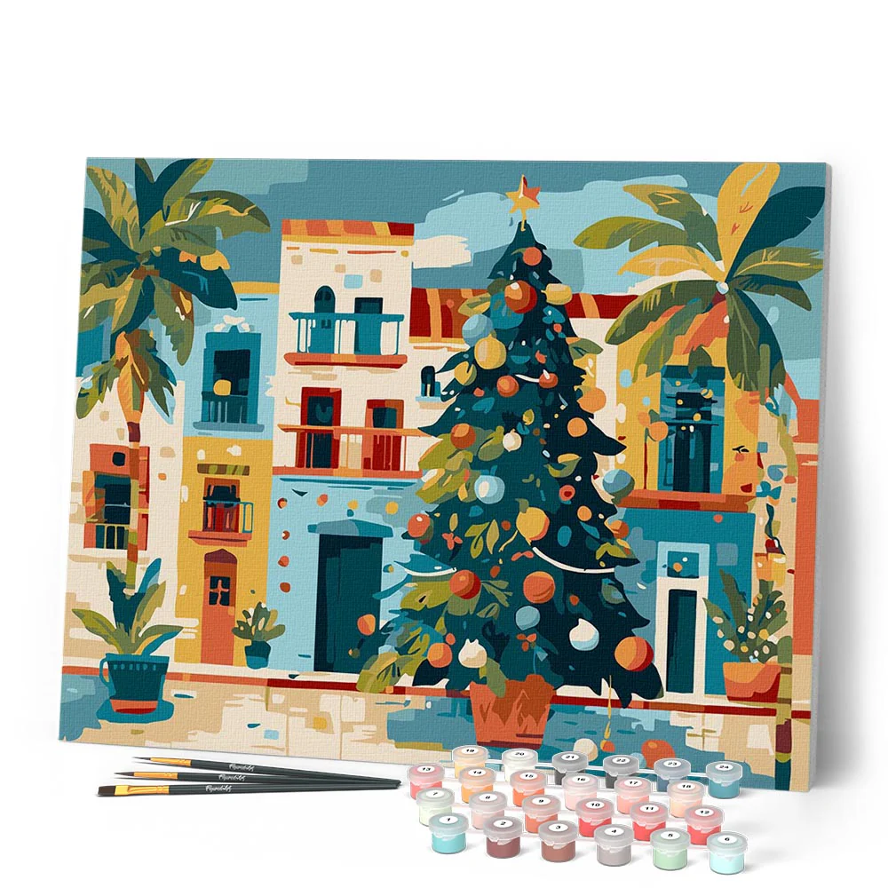 Colourful Festive Plaza - Image 2