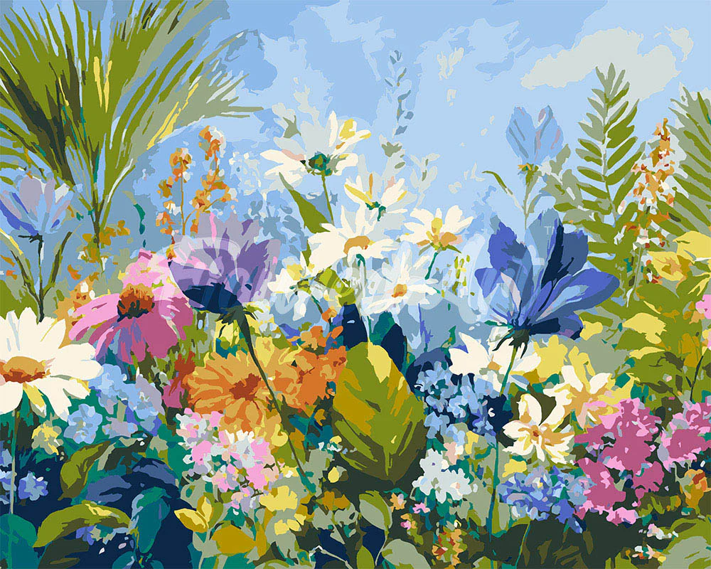 Colourful Floral Field