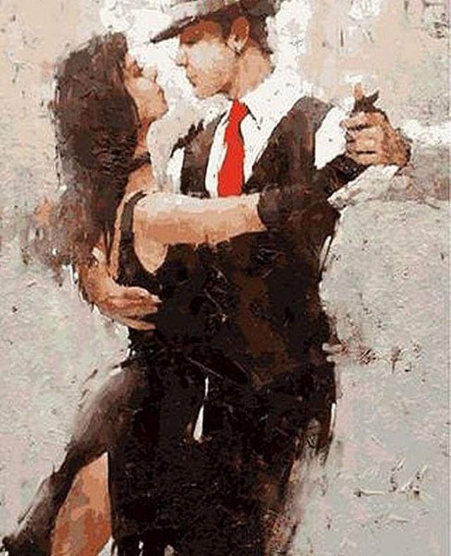 Couple dancing