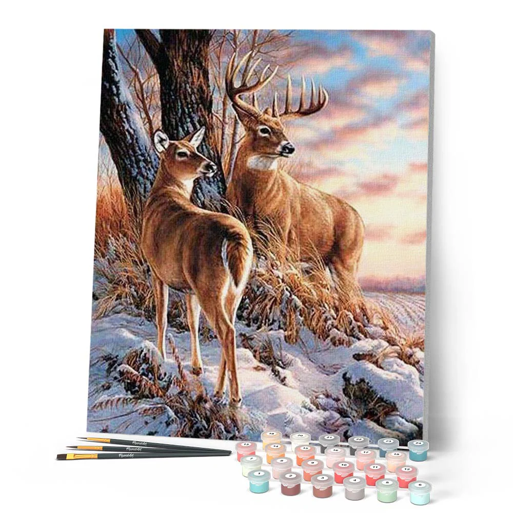 Deers during Winter - Image 2