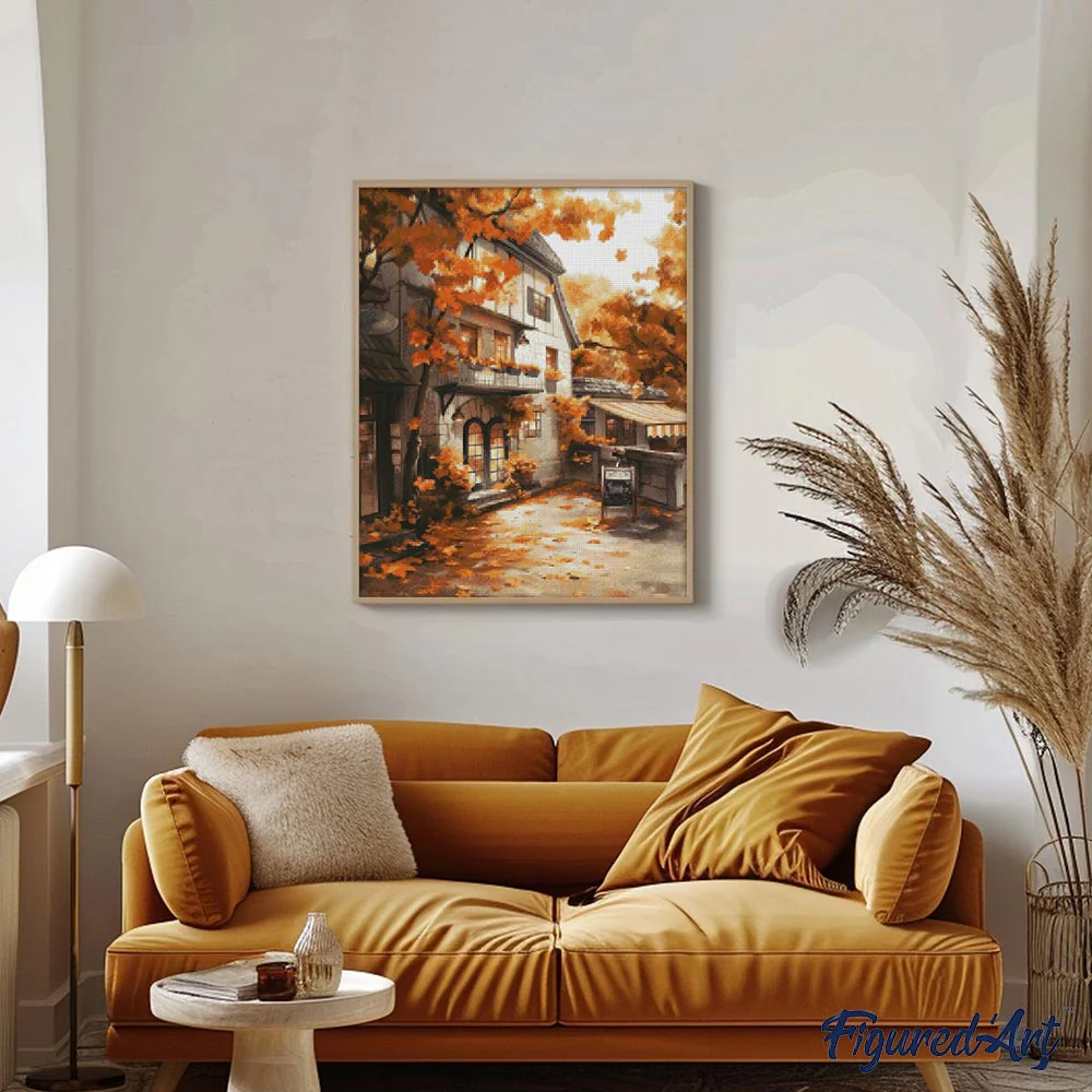 Diamond Painting - Autumn Café Front - Image 2