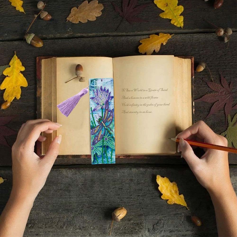 Diamond Painting Bookmark Dragonfly - Image 3