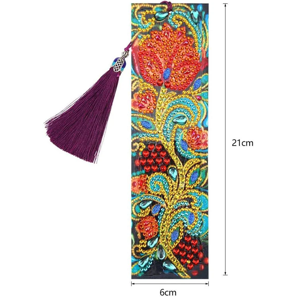 Diamond Painting Bookmark Flower - Image 3