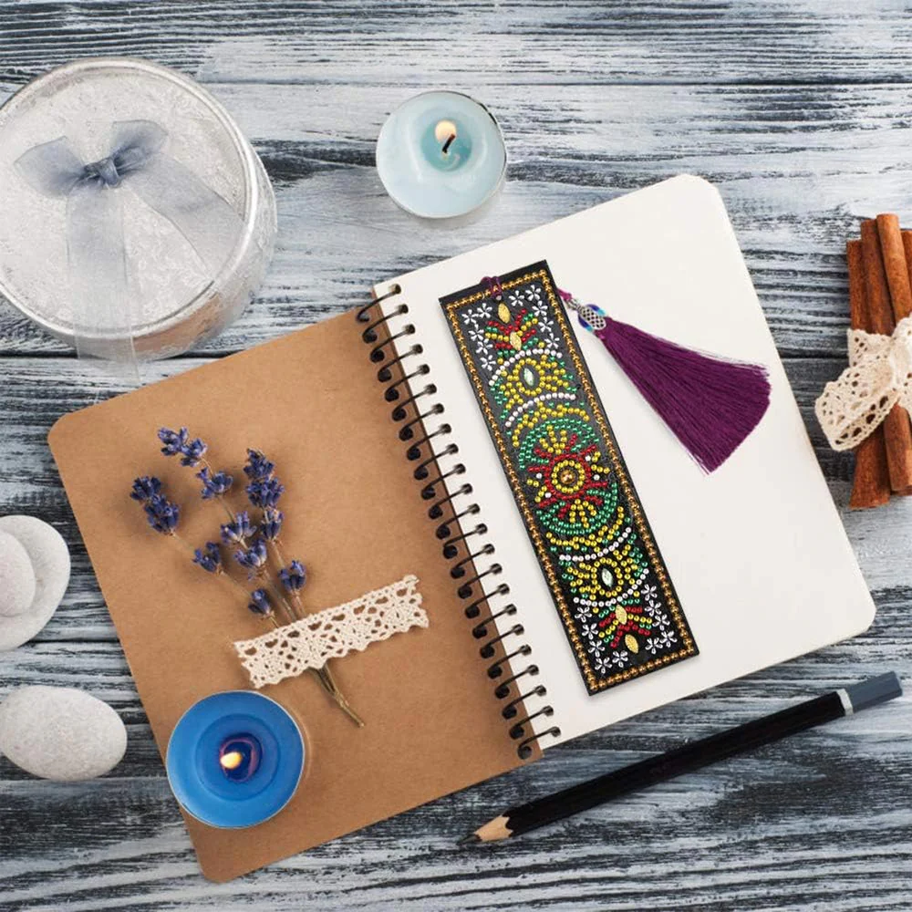 Diamond Painting Bookmark Mandala design - Image 3
