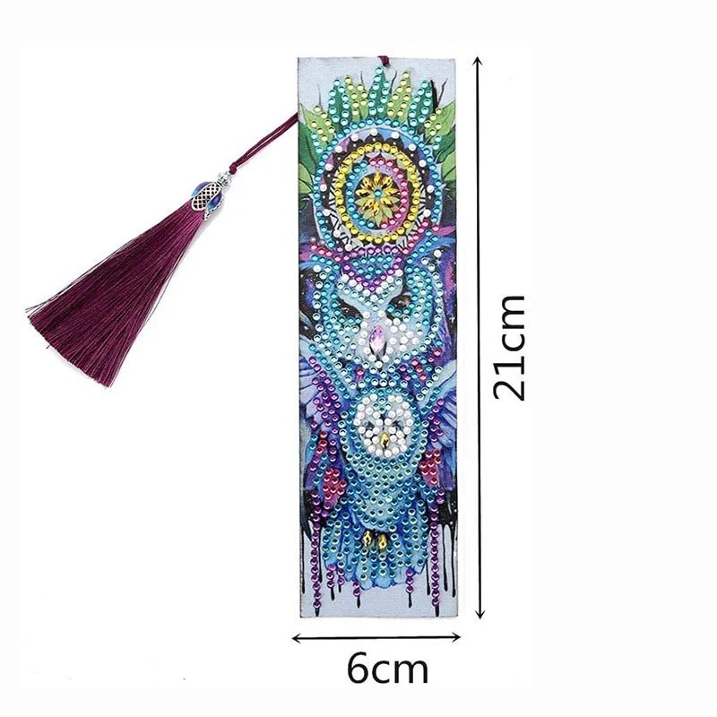 Diamond Painting Bookmark Owl - Image 3