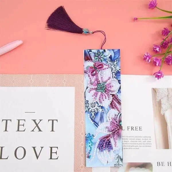 Diamond Painting Bookmark Pansy Flower - Image 3