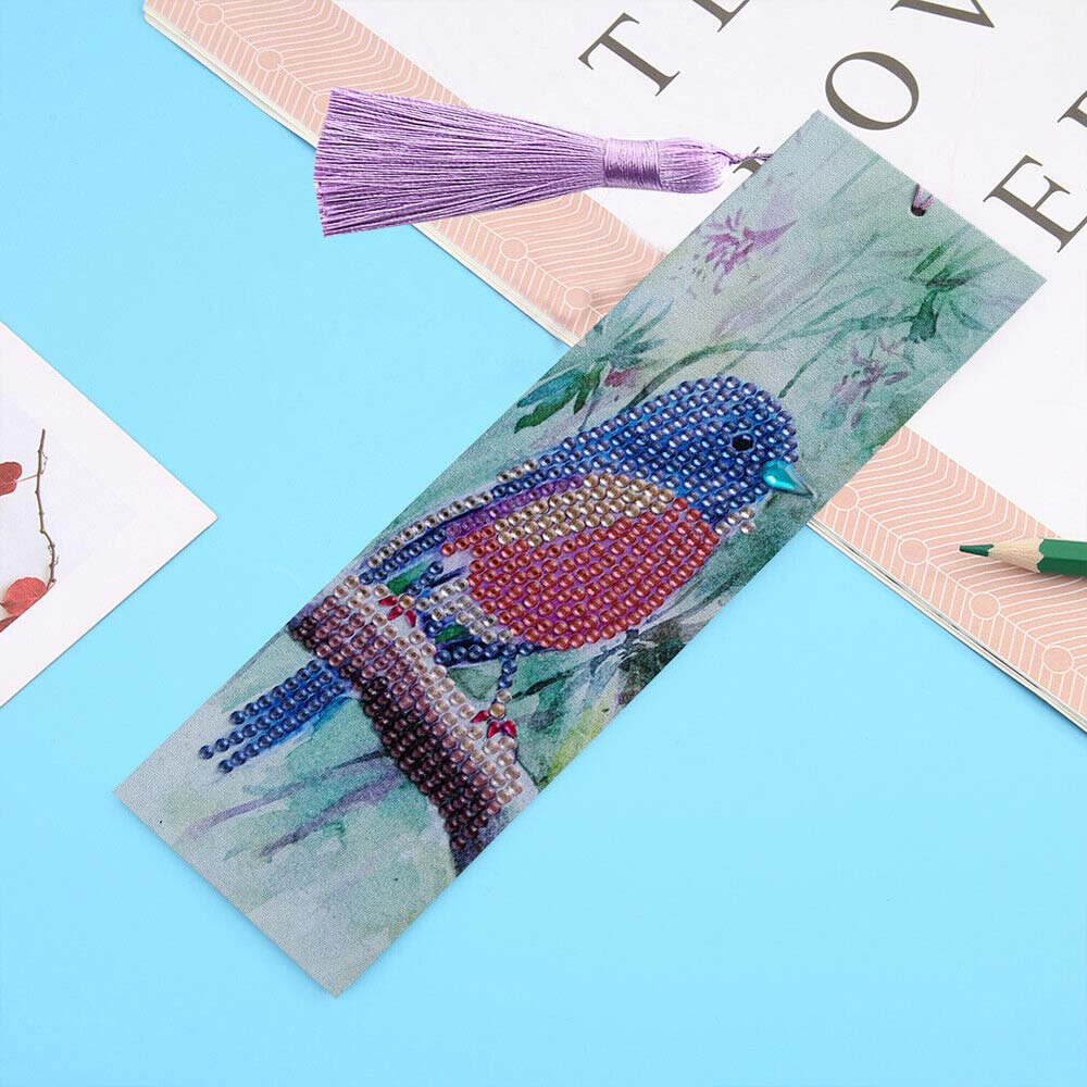 Diamond Painting Bookmark with Bird - Image 2