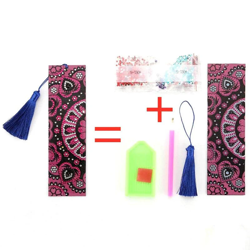 Diamond Painting Bookmark with Mandala - Image 3