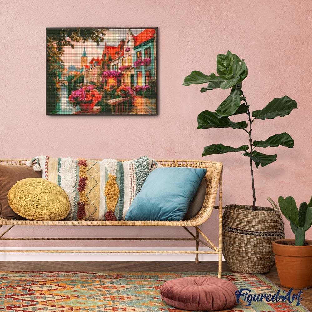 Diamond Painting - Canal Houses - Image 2
