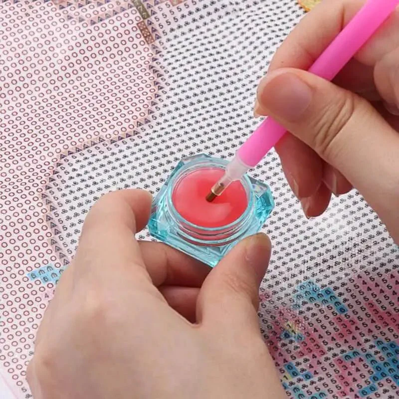 Diamond Painting Crystal Wax Box with Wax Accessories - Image 2