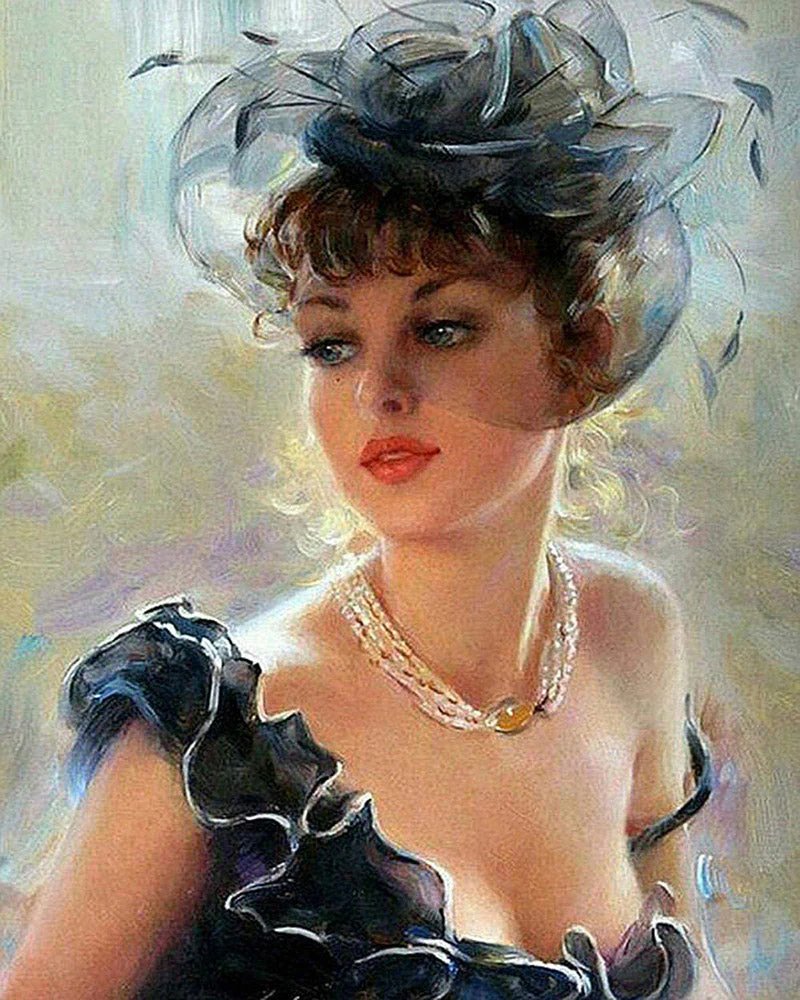Diamond Painting - Elegant in Black