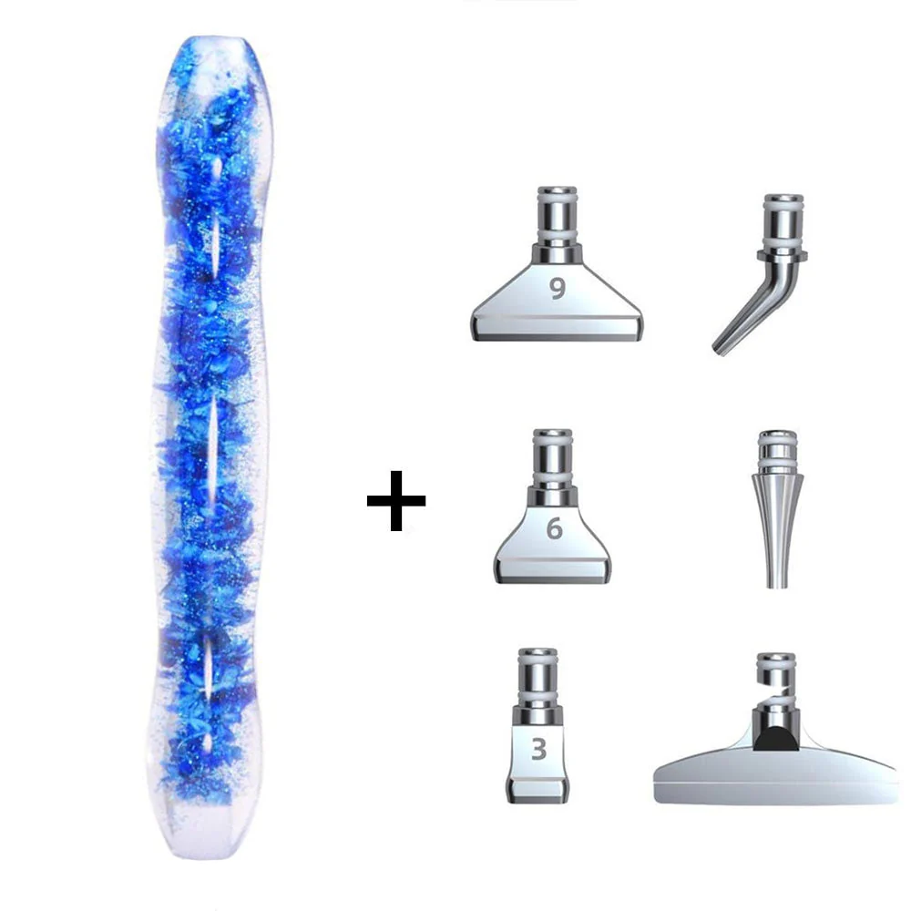 Diamond Painting Ergonomic Premium Pen Blue Flowers 5 Variants - Image 6