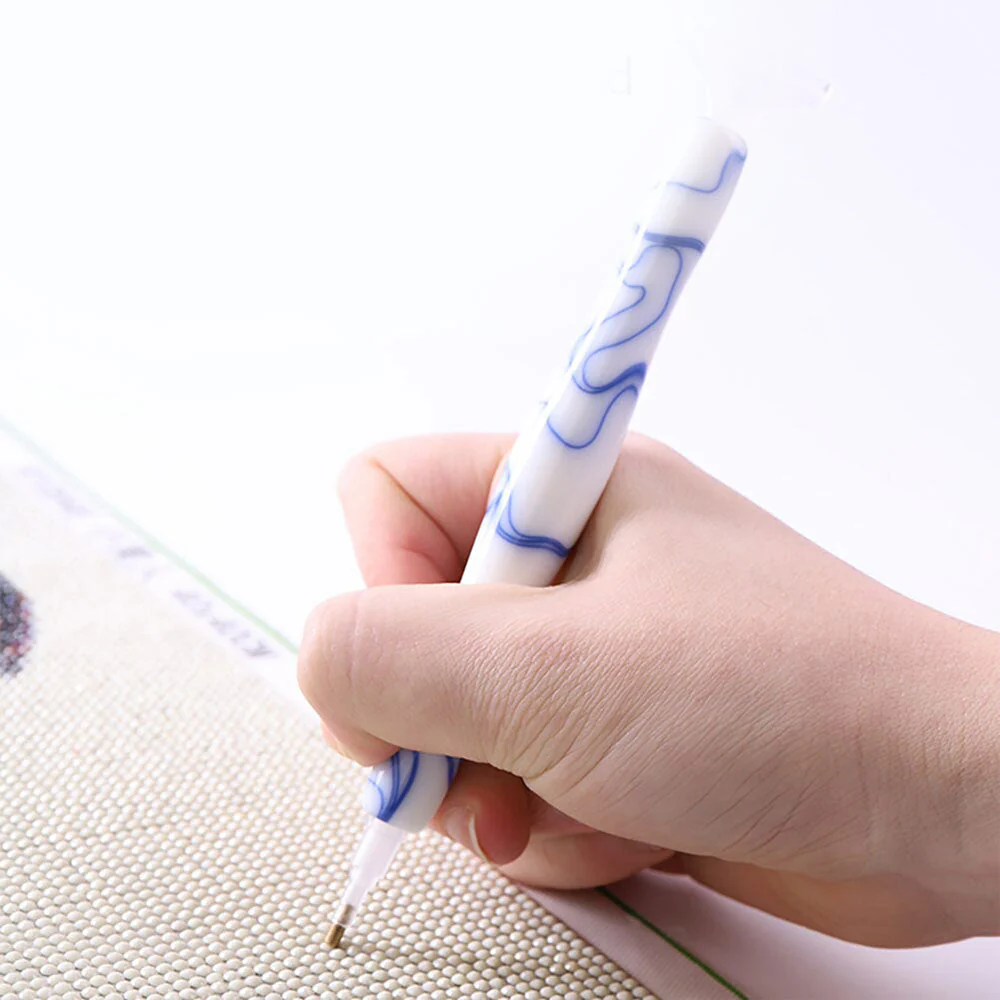 Diamond Painting Ergonomic Premium Pen Blue Waves 5 Variations - Image 3