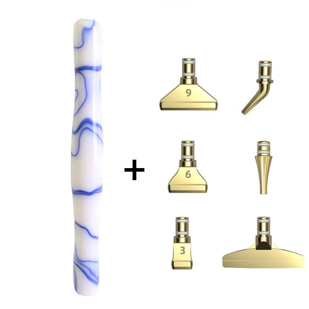 Diamond Painting Ergonomic Premium Pen Blue Waves 5 Variations - Image 7
