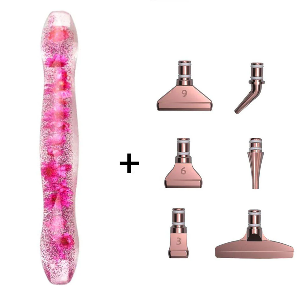 Diamond Painting Ergonomic Premium Pen Pink Flowers 5 Variations - Image 9