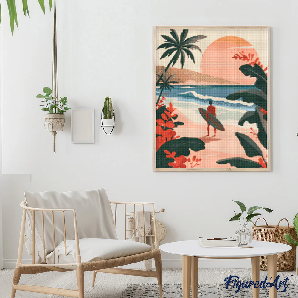 Diamond Painting - Evening Waves - Image 2