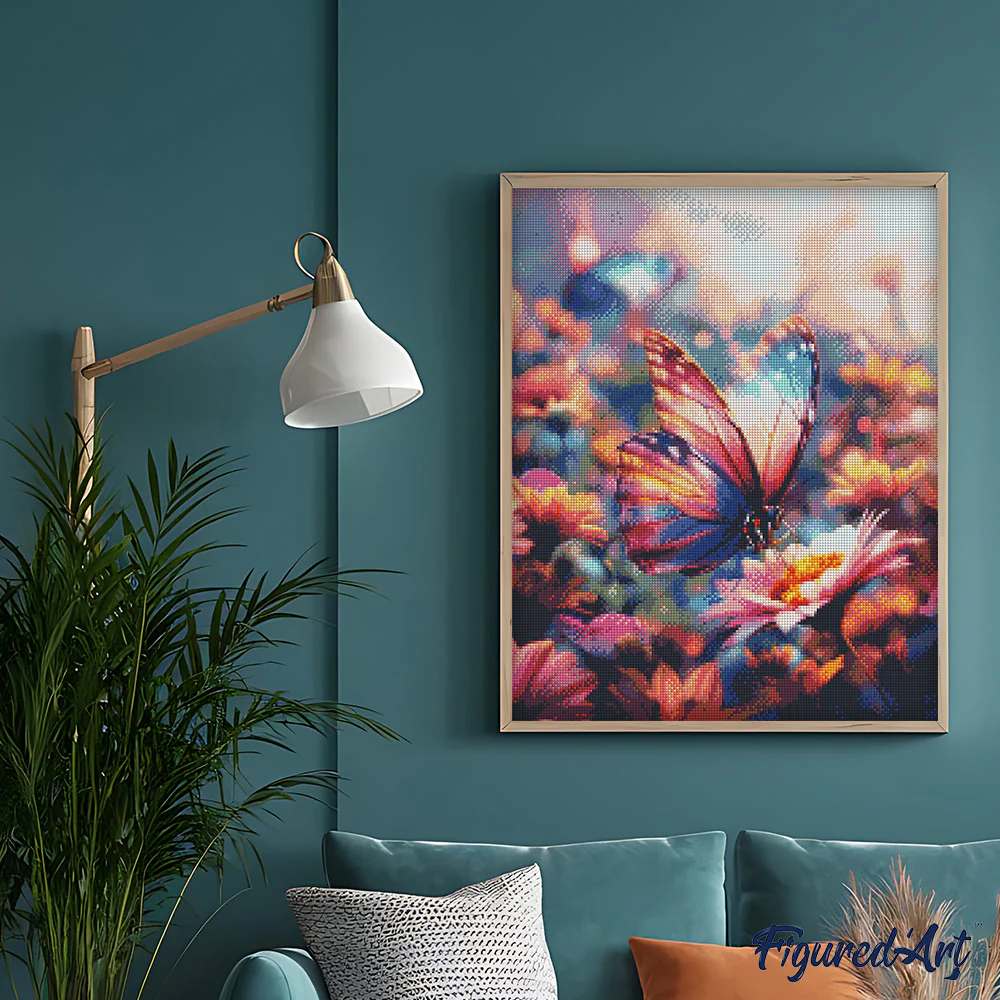 Diamond Painting - Foraging Butterfly - Image 2